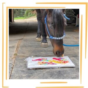 Clara the Horse Painting a Picture
