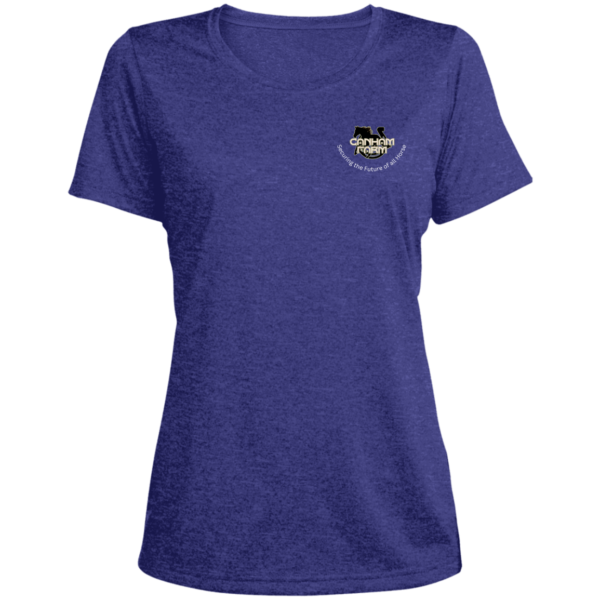 Ladies' Heather Scoop Neck Performance Tee - Image 2