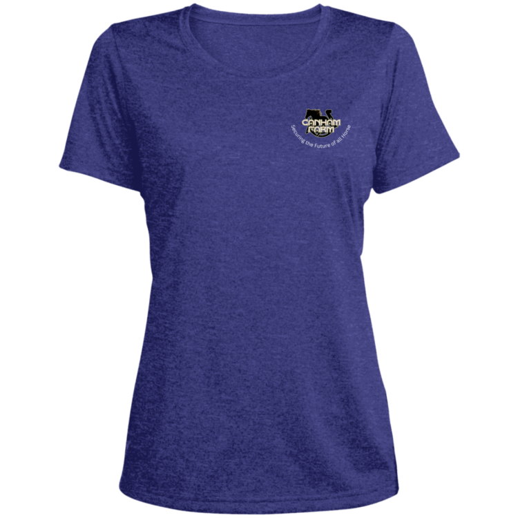 Ladies' Heather Scoop Neck Performance Tee - Image 2