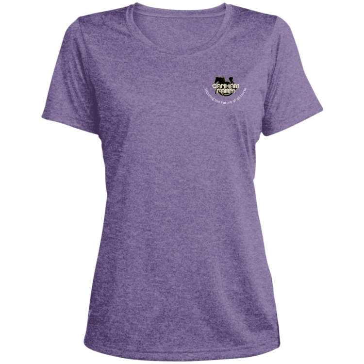 Ladies' Heather Scoop Neck Performance Tee - Image 3