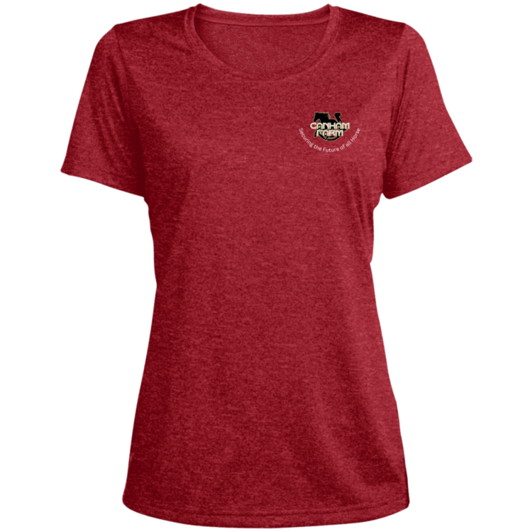 Ladies' Heather Scoop Neck Performance Tee - Image 4