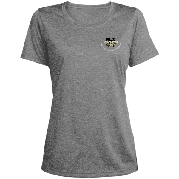 Ladies' Heather Scoop Neck Performance Tee - Image 8