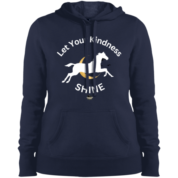 Ladies' "Let Your Kindness Shine" Pullover Hooded Sweatshirt - Image 3