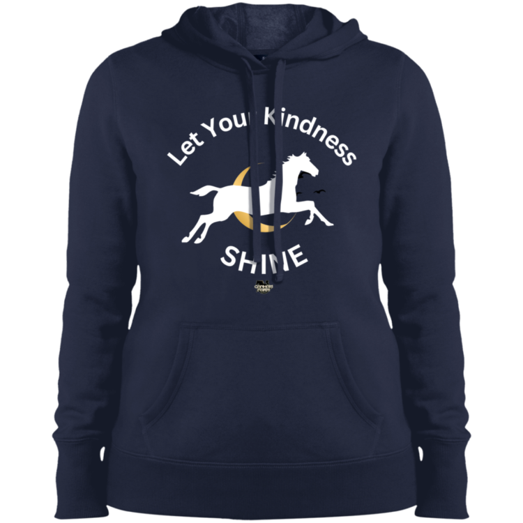 Ladies' "Let Your Kindness Shine" Pullover Hooded Sweatshirt - Image 3