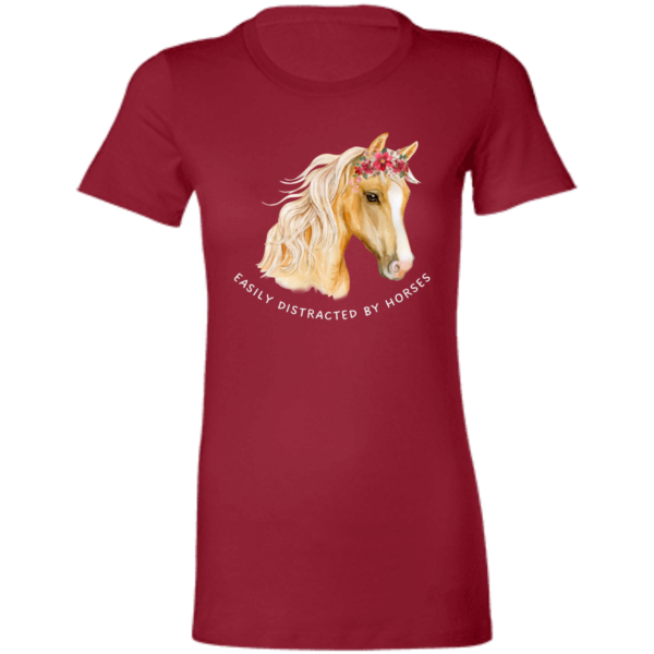 Easily distracted by horses 6004 Ladies' Favorite T-Shirt