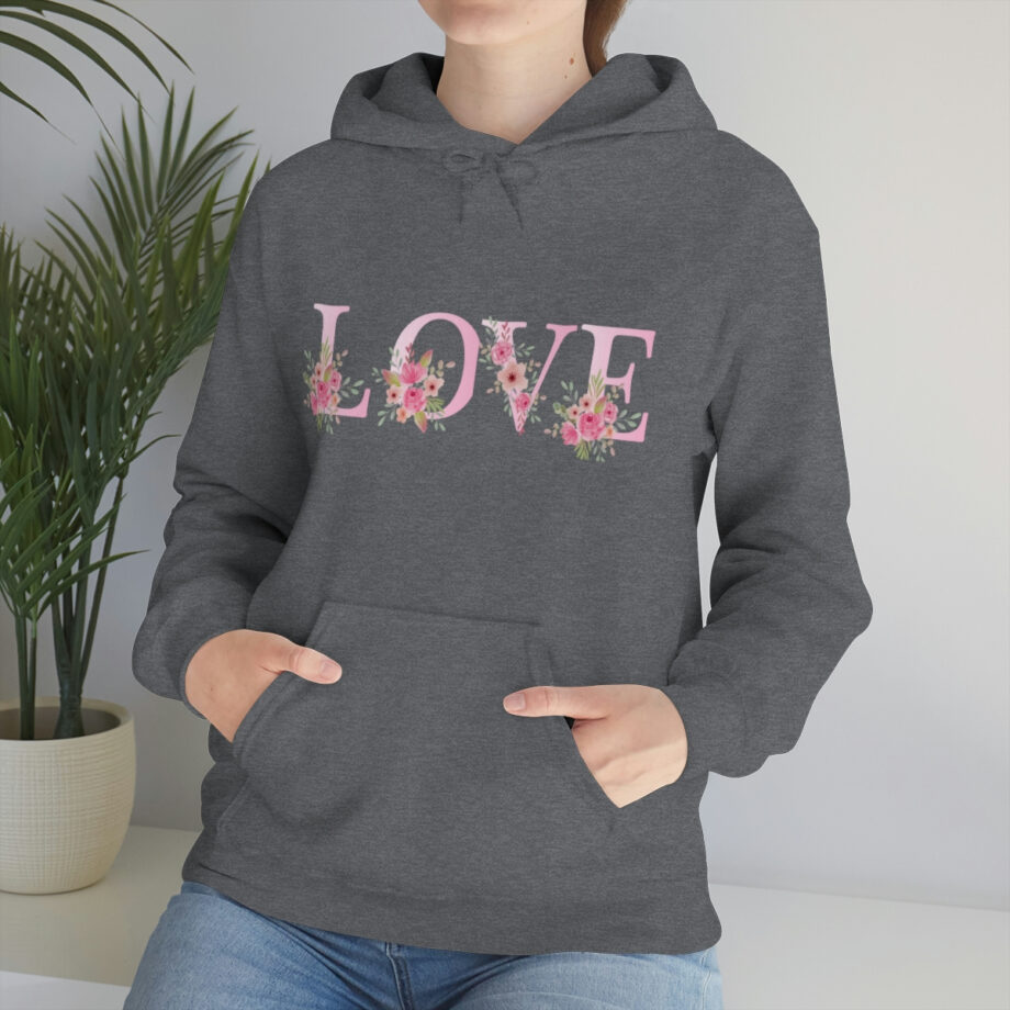 love and flowers hoodie