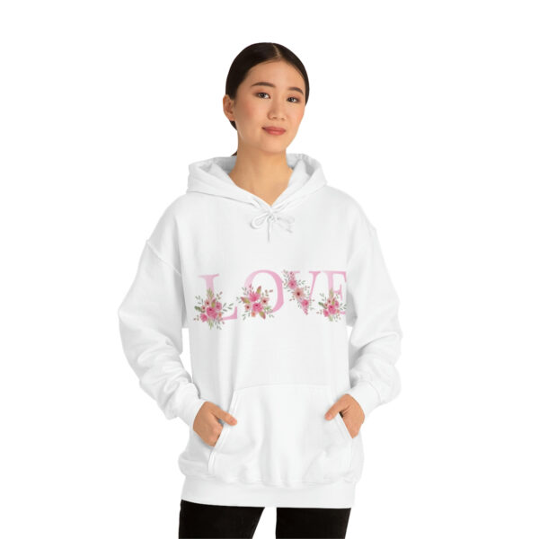 "Wear Your Love" Valentine Inspired Heavy Blend™ Hooded Sweatshirt - Image 3