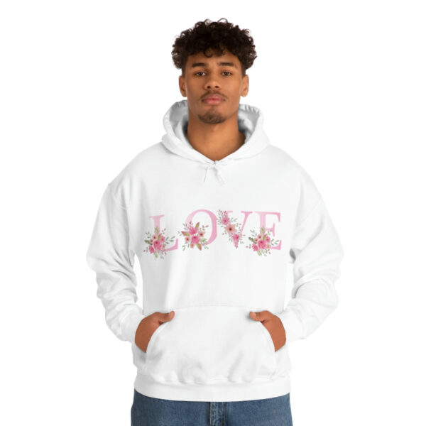 "Wear Your Love" Valentine Inspired Heavy Blend™ Hooded Sweatshirt - Image 4