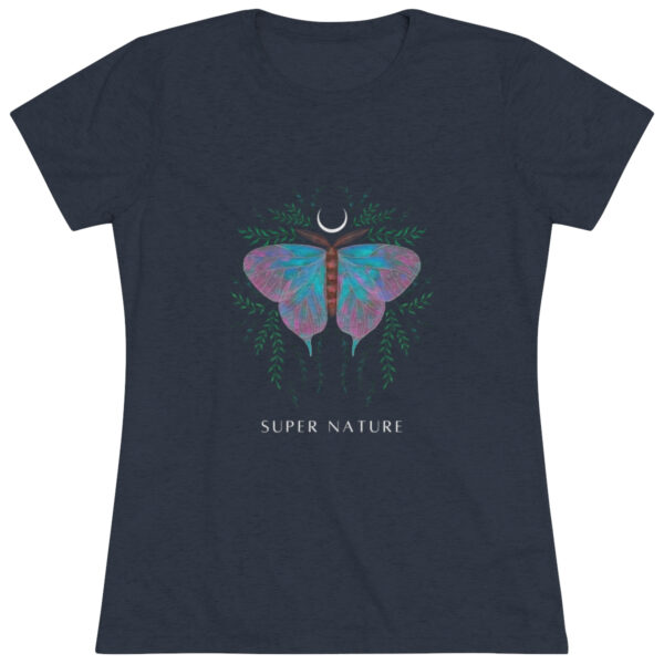 Super Nature Women's Triblend Slim Fit Tee with Butterfly Design - Image 2