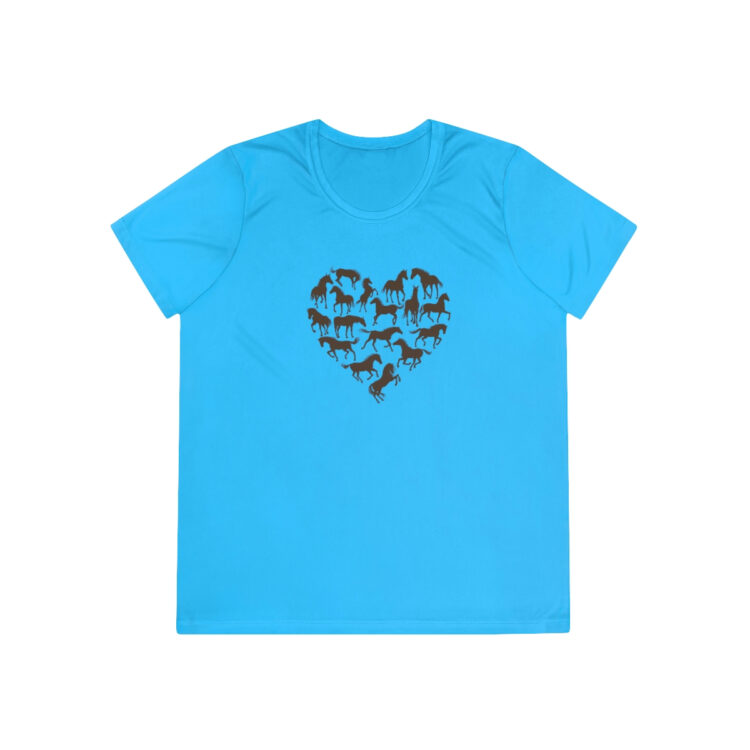 Heart Horse Ladies Contoured Tee - Image 5