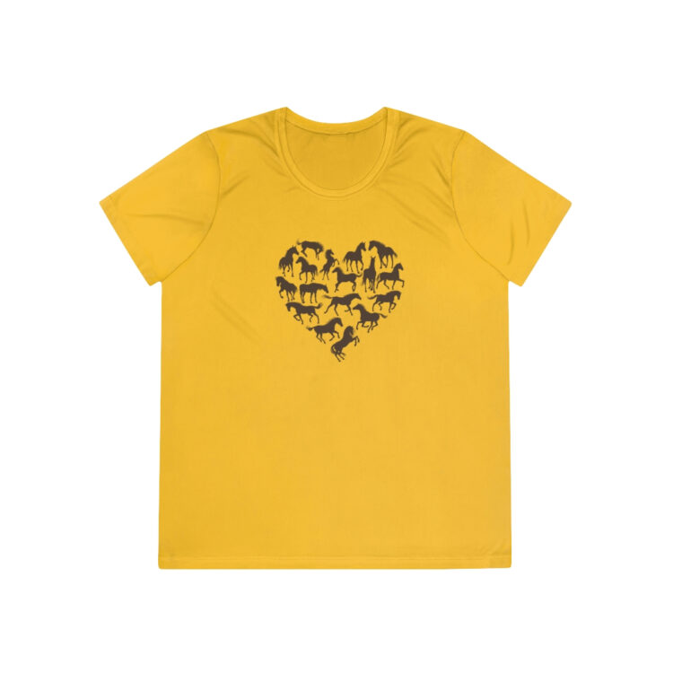 Heart Horse Ladies Contoured Tee - Image 3