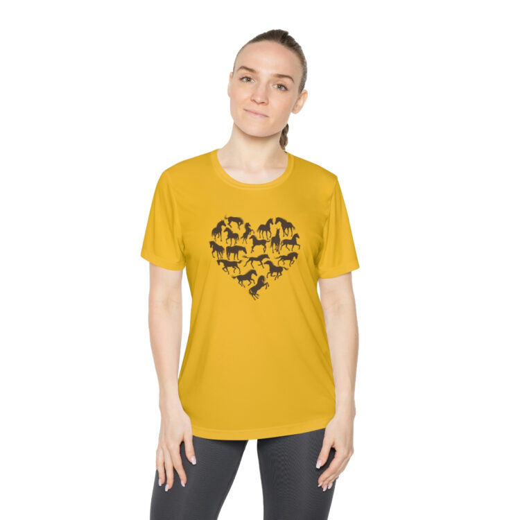 Heart Horse Ladies Contoured Tee - Image 4