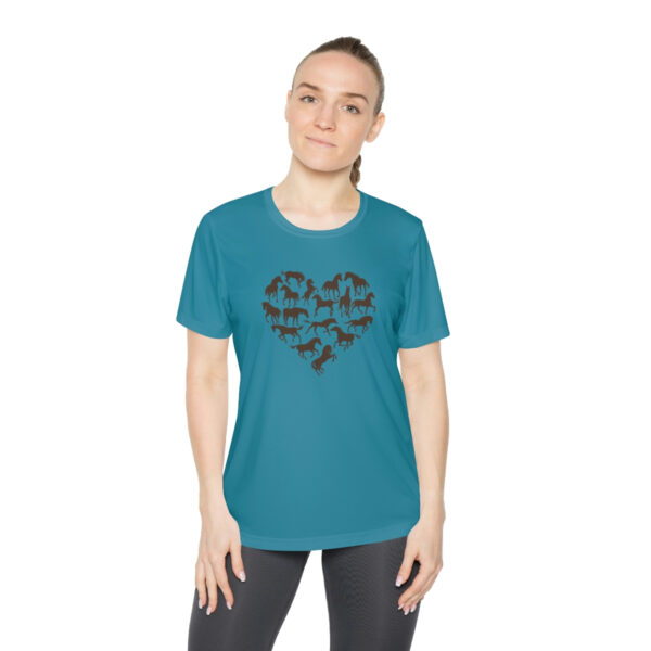 Heart Horse Ladies Contoured Tee - Image 8