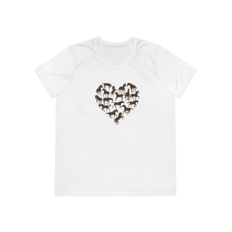 Heart Horse Ladies Contoured Tee - Image 2