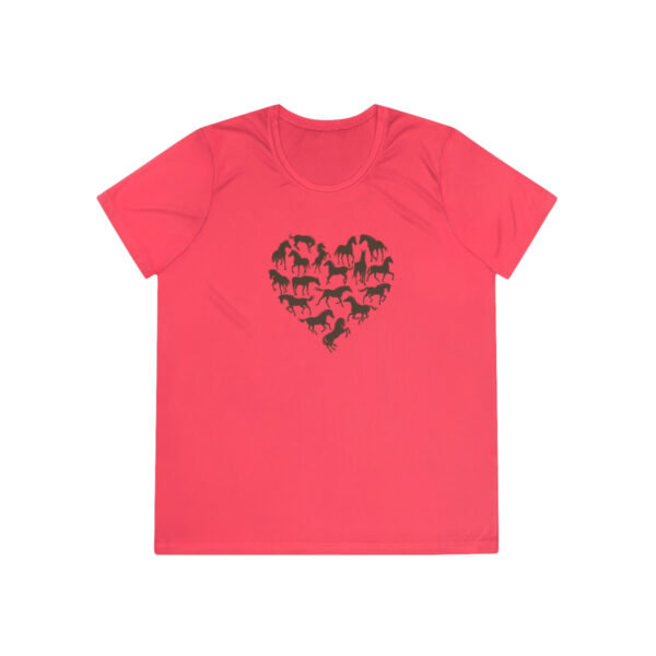 Heart Horse Ladies Contoured Tee - Image 11