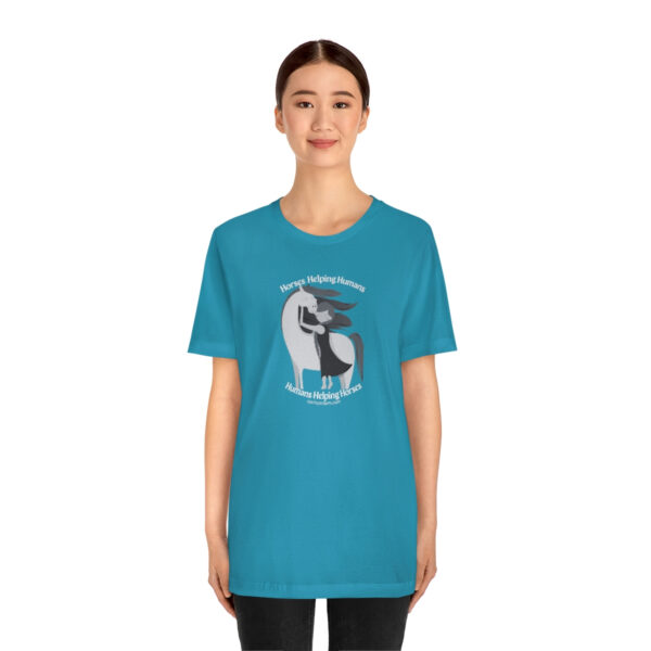 Horses Help Human Official Jersey Short Sleeve Tee (Unisex) - Image 73