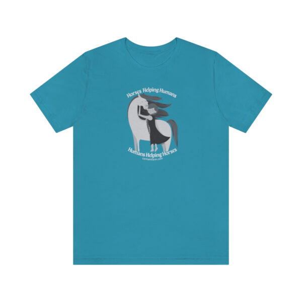 Horses Help Human Official Jersey Short Sleeve Tee (Unisex) - Image 71