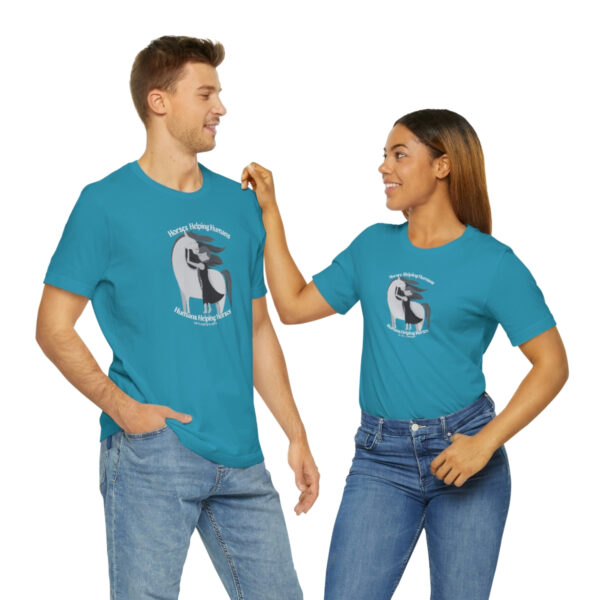 Horses Help Human Official Jersey Short Sleeve Tee (Unisex) - Image 80