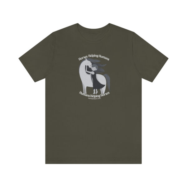 Horses Help Human Official Jersey Short Sleeve Tee (Unisex) - Image 51