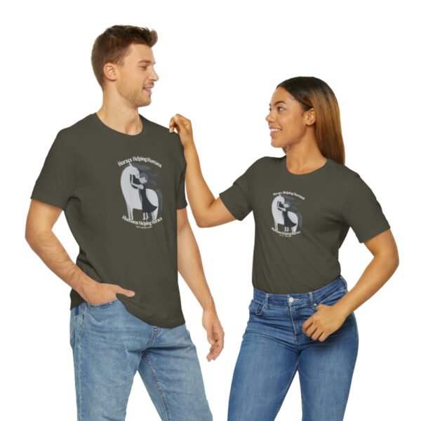 Horses Help Human Official Jersey Short Sleeve Tee (Unisex) - Image 60