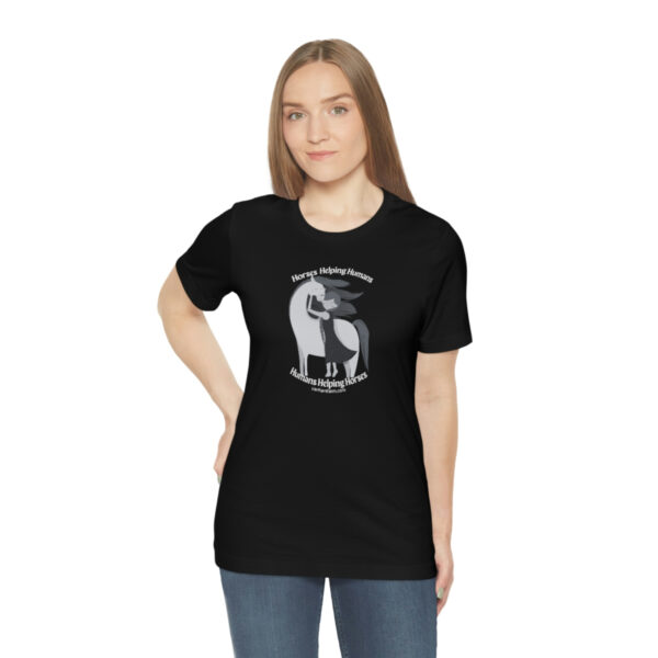 Horses Help Human Official Jersey Short Sleeve Tee (Unisex) - Image 35