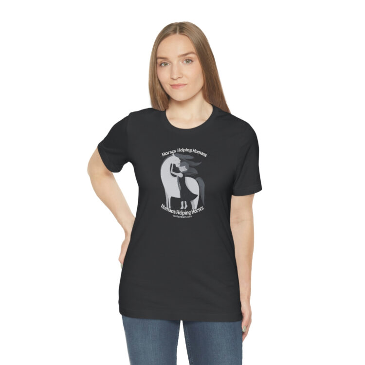 Horses Help Human Official Jersey Short Sleeve Tee (Unisex) - Image 65