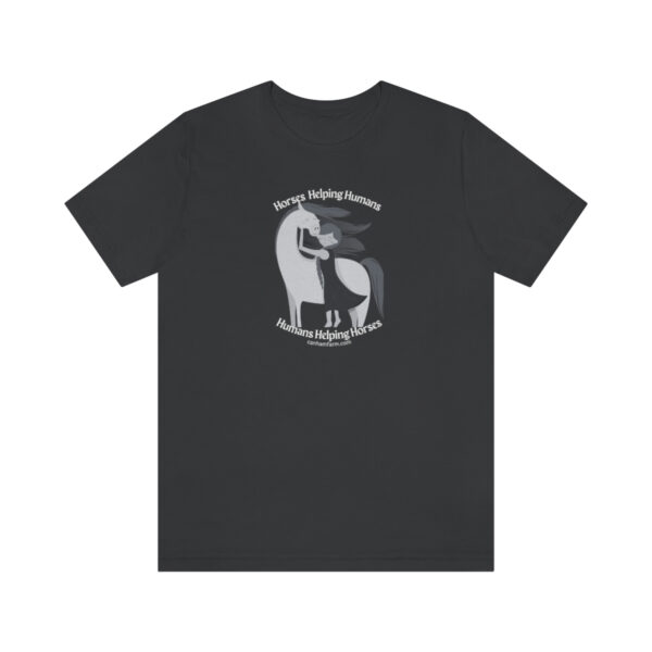 Horses Help Human Official Jersey Short Sleeve Tee (Unisex) - Image 61