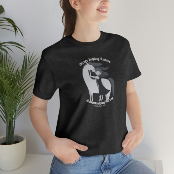 Horses Help Human Official Jersey Short Sleeve Tee (Unisex) - Image 127