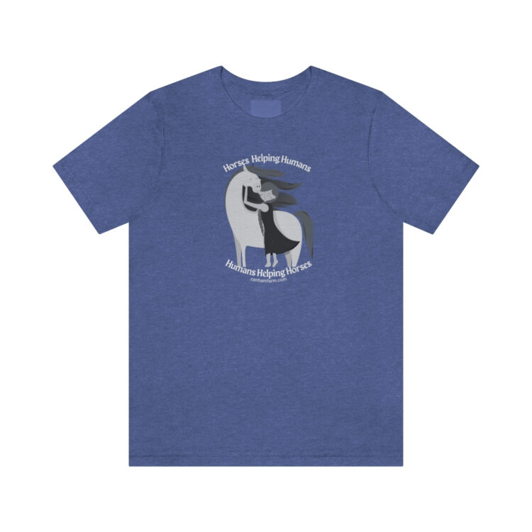 Horses Help Human Official Jersey Short Sleeve Tee (Unisex) - Image 101