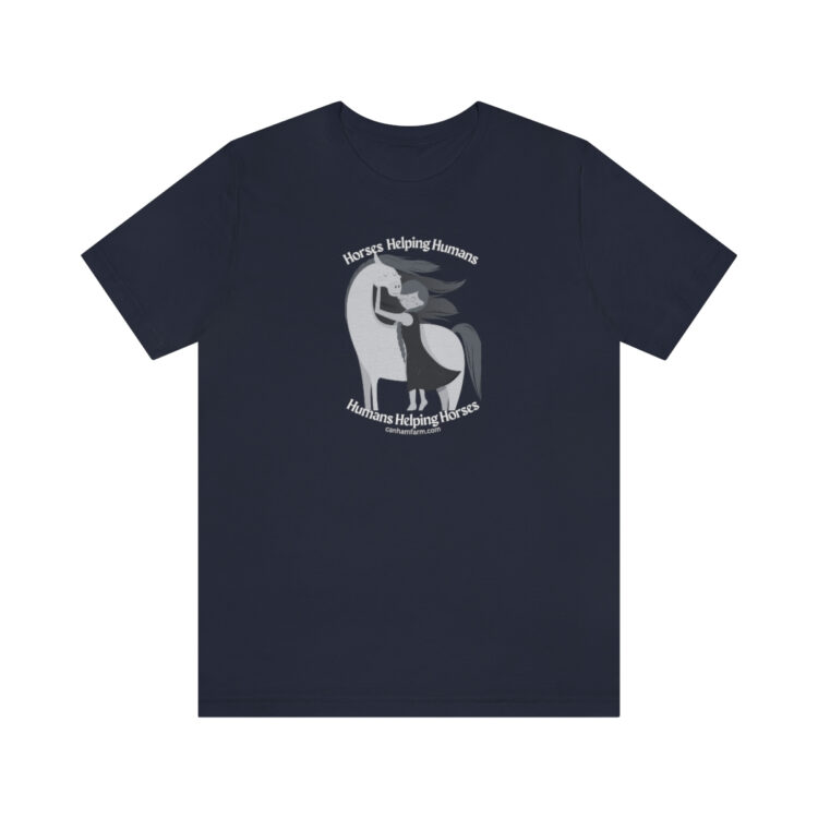 Horses Help Human Official Jersey Short Sleeve Tee (Unisex) - Image 141