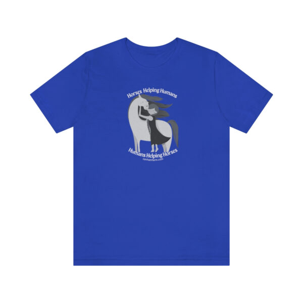 Horses Help Human Official Jersey Short Sleeve Tee (Unisex) - Image 91