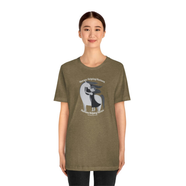 Horses Help Human Official Jersey Short Sleeve Tee (Unisex) - Image 43