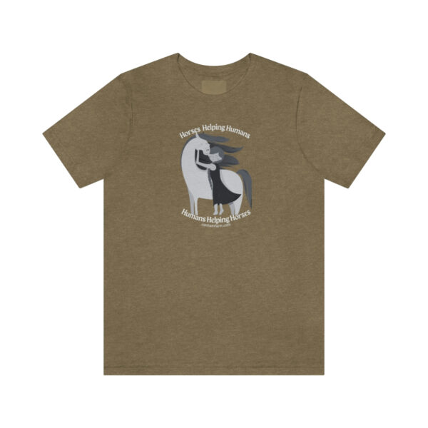 Horses Help Human Official Jersey Short Sleeve Tee (Unisex) - Image 41