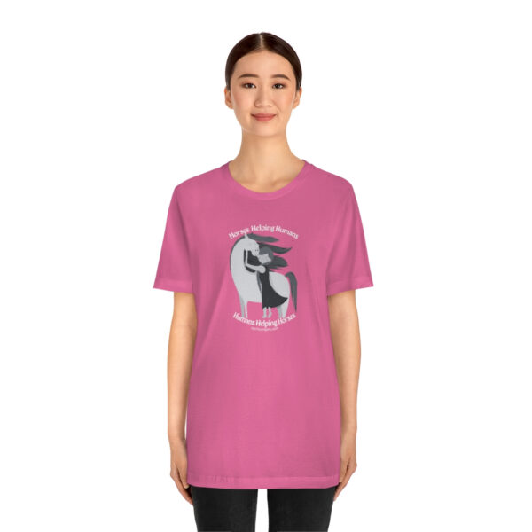 Horses Help Human Official Jersey Short Sleeve Tee (Unisex) - Image 153