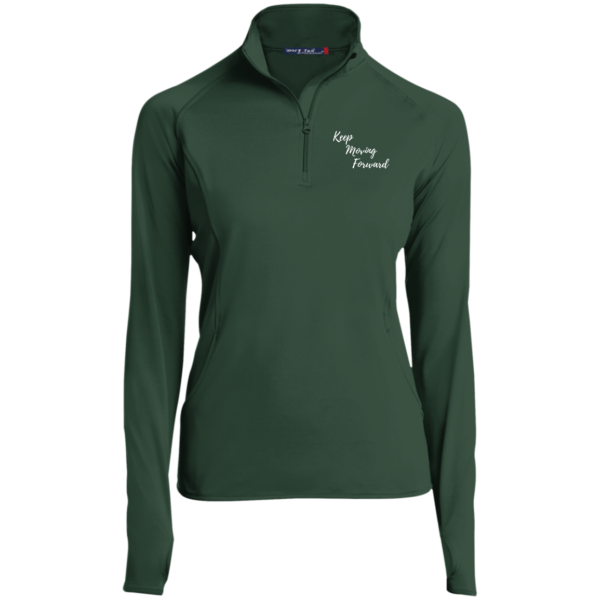 Keep Moving Forward Ladies' 1/2 Zip Equestrian Riding Shirt - Image 5