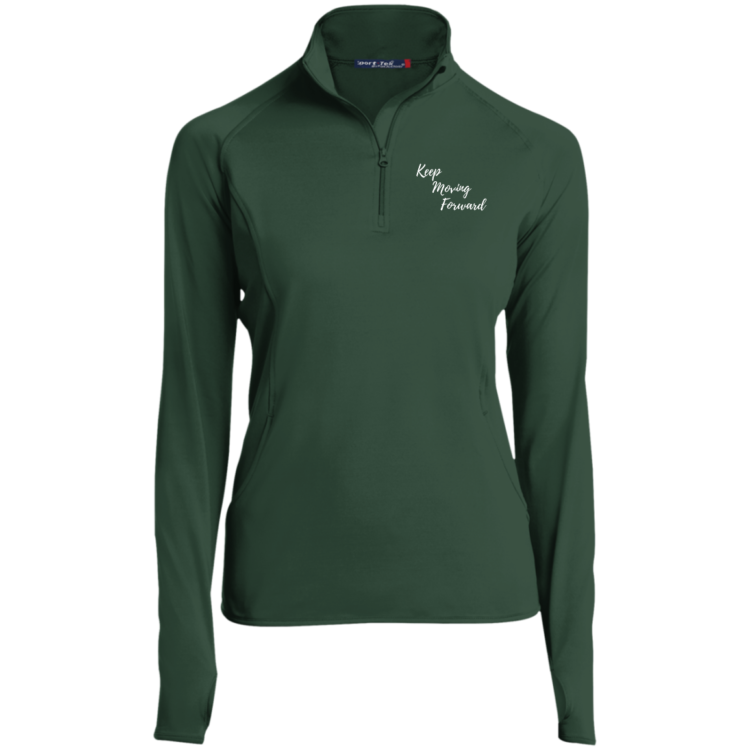 Keep Moving Forward Ladies' 1/2 Zip Equestrian Riding Shirt - Image 5