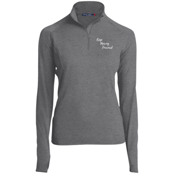 Keep Moving Forward Ladies' 1/2 Zip Equestrian Riding Shirt - Image 8