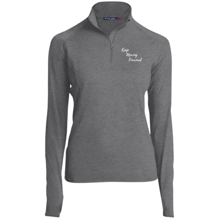 Keep Moving Forward Ladies' 1/2 Zip Equestrian Riding Shirt - Image 8