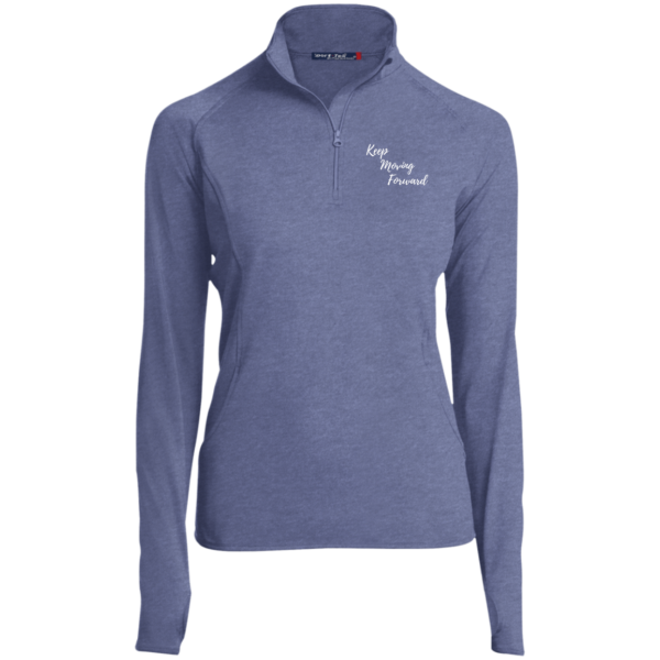 ladies 1/4 zip equestrian shirt