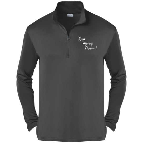 Keep Moving Forward Competitor 1/4-Zip Men's Long Sleeved Shirt - Image 2