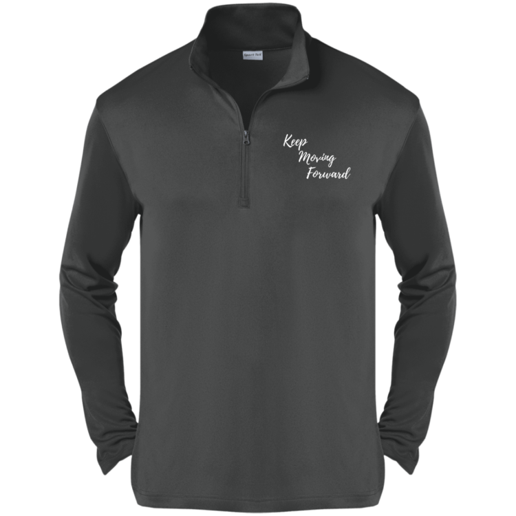 Keep Moving Forward Competitor 1/4-Zip Men's Long Sleeved Shirt - Image 2