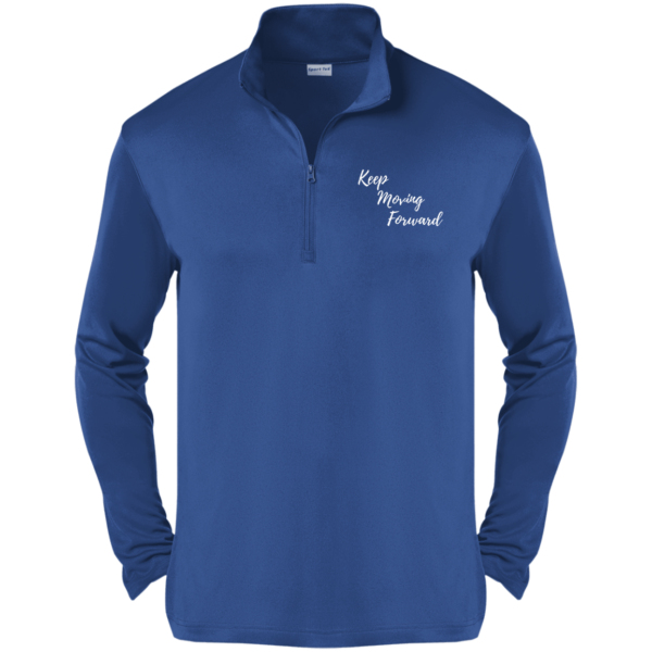 Keep Moving Forward Competitor 1/4-Zip Men's Long Sleeved Shirt - Image 3