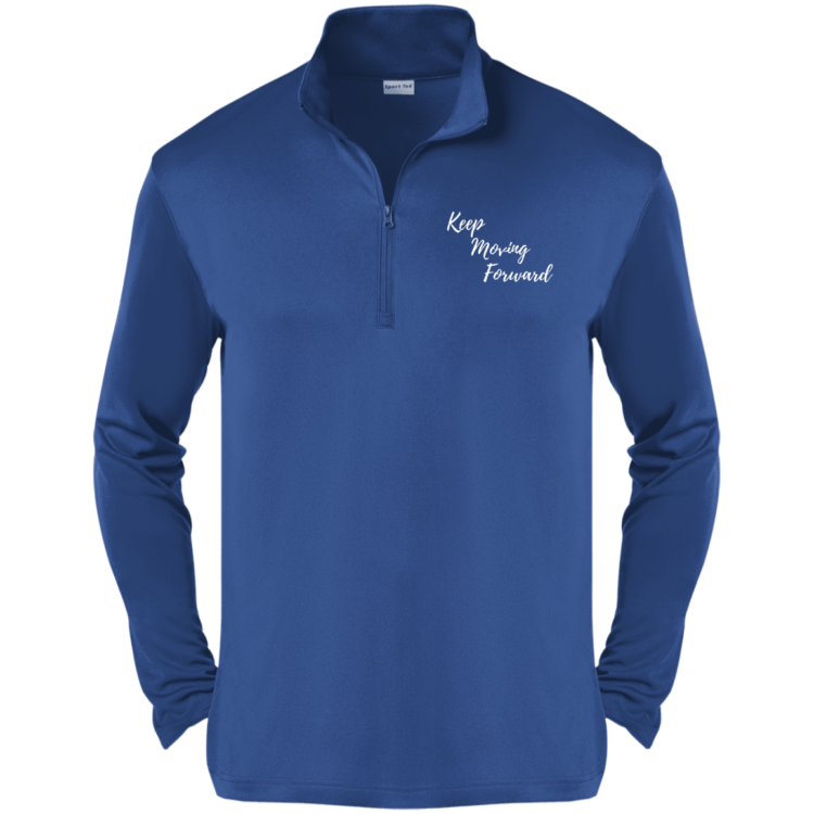 Keep Moving Forward Competitor 1/4-Zip Men's Long Sleeved Shirt - Image 3