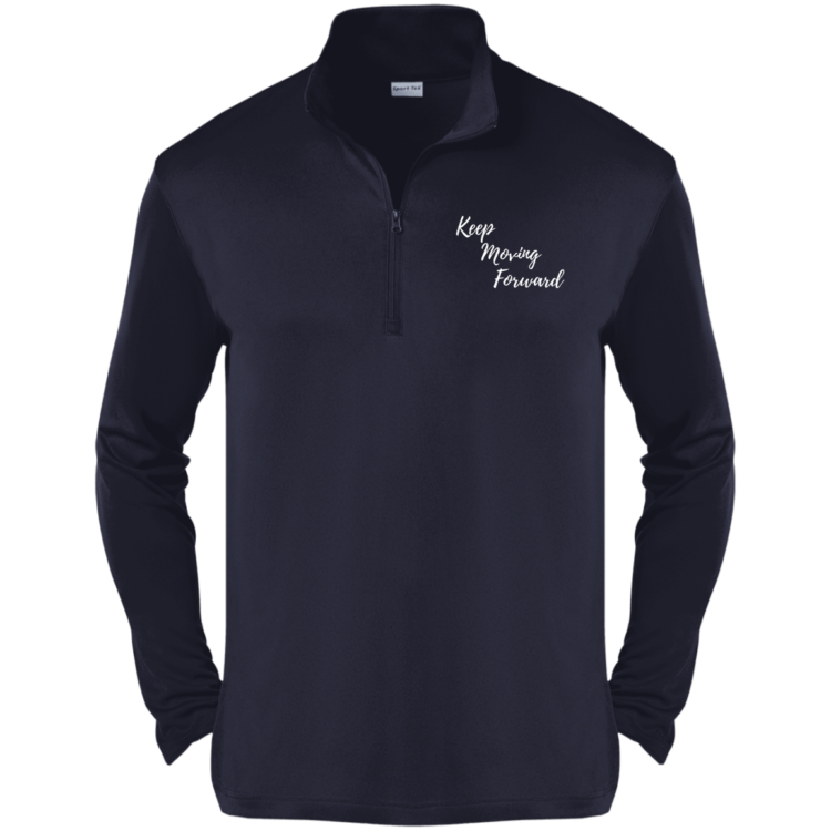 Keep Moving Forward Competitor 1/4-Zip Men's Long Sleeved Shirt - Image 4