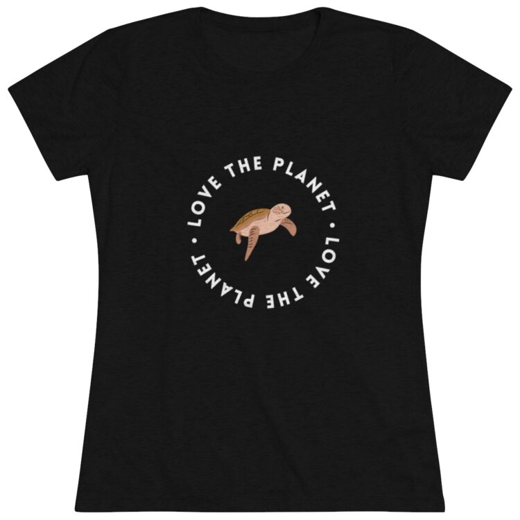 Women's "Love the Planet" Triblend Tee - Image 2