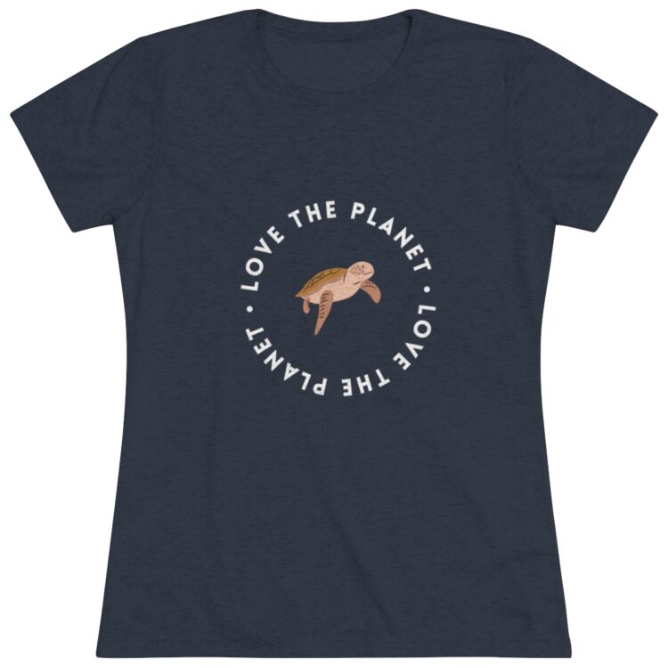 Women's "Love the Planet" Triblend Tee - Image 11