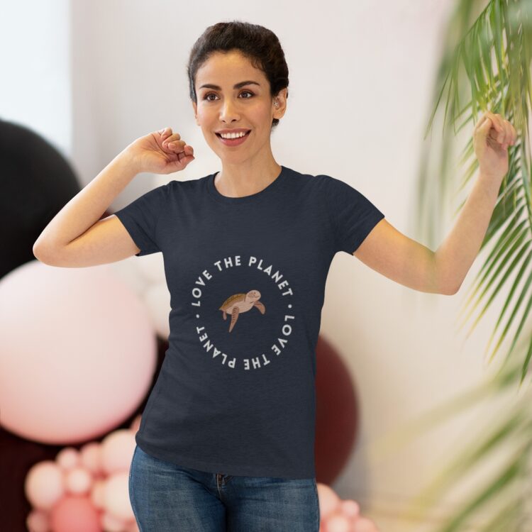 Women's "Love the Planet" Triblend Tee - Image 15