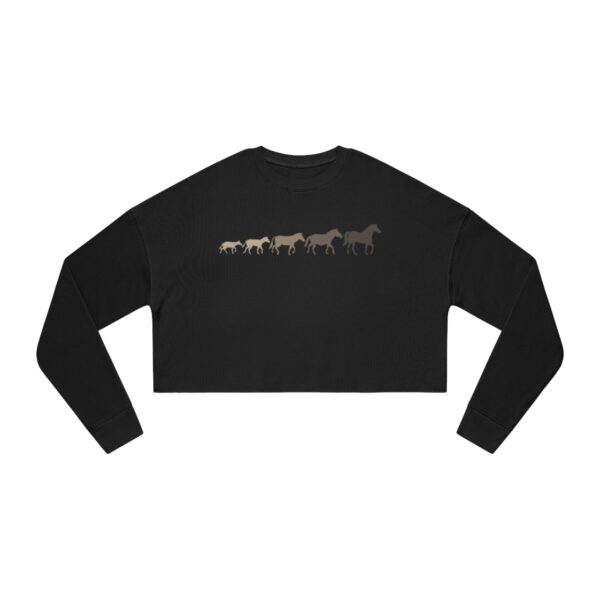 Evolution Women's Cropped Sweatshirt - Unplugged Collection - Image 2