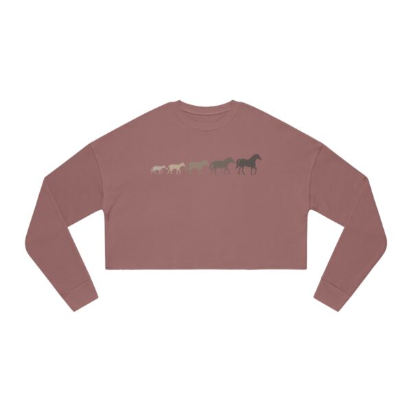 Evolution Women's Cropped Sweatshirt - Unplugged Collection - Image 5