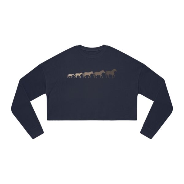 Evolution Women's Cropped Sweatshirt - Unplugged Collection - Image 9